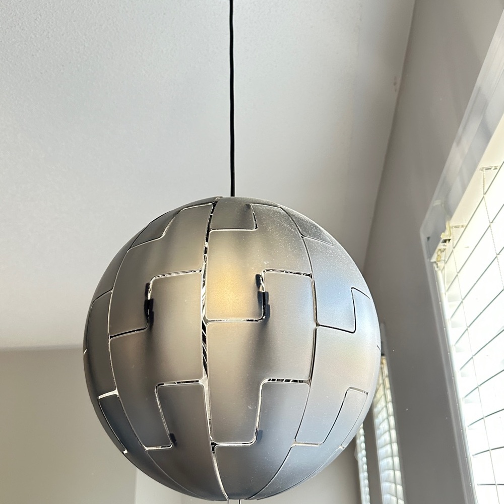 Ikea Pendant lamp, black, 35 cm (14 ")Only half yeas use. Almost new .